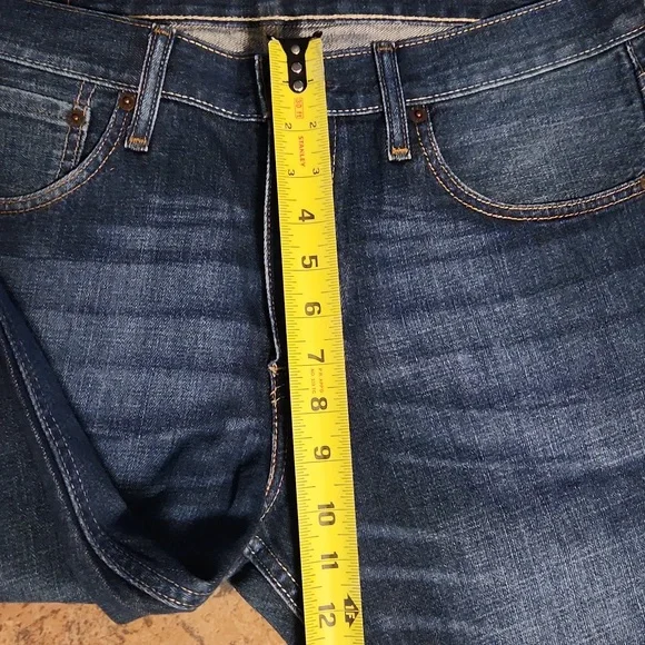 LEVIS 527 Men's Blue Jeans Size 33x 32 - Picture 7 of 11